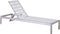 NARDO - Strandstoel - Wit - Aluminium