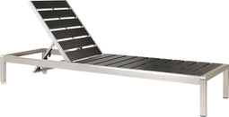 NARDO - Strandstoel - Zwart - Aluminium