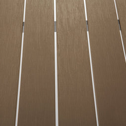 NARDO - Tuinset voor 6 - Lichte houtkleur - Kunsthout