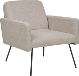 NARKEN - Fauteuil - Beige - Polyester