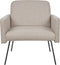 NARKEN - Fauteuil - Beige - Polyester