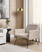 NARKEN - Fauteuil - Beige - Polyester