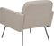 NARKEN - Fauteuil - Beige - Polyester