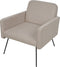 NARKEN - Fauteuil - Beige - Polyester