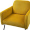NARKEN - Fauteuil - Geel - Fluweel
