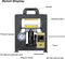 NArra 7T Rosin Press Machine – 600 W, 6 x 12 cm Dubbele Verwarmde Platen, Manometer & LCD-regeling