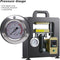 NArra 7T Rosin Press Machine – 600 W, 6 x 12 cm Dubbele Verwarmde Platen, Manometer & LCD-regeling