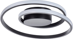 NARYN - Plafondlamp - Zwart - IJzer