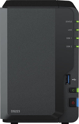 NAS Network Storage Synology DS223 Realtek Black