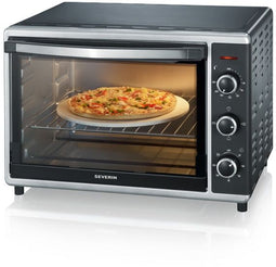 Severin TO 2058 - Mini Oven - 42 liter - Hete luchtfunctie - Draaispit - Pizzasteen (29cm)