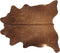 NASQU - Leer vloerkleed - Goudbruin - 3-4 m² - Koeienhuid leer