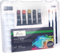 Nassau Acryl Art Verfset 17-delig