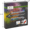 Nassau Fine Art Acrylverf Set | 24 acrylverf tubes | Paletmes | 2 x Penselen | Inclusief canvas