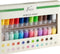 Nassau Fine Art Acrylverf set 24pcs - 22ML Verftubes - 12 pastel kleuren & 12 basis kleuren - hobbyverf