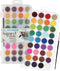 Nassau Fine Art Aquarelverf Set 36 Kleuren + 1 Penseel - Aquarelverf voor Volwassenen en Beginners - Aquarelverf Napjes - Creatief en Hobbyverf