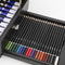 Nassau Fine Art Luxe Schilderskoffer - Complete 115-delige Set voor Kinderen en Volwassenen - Aquarelverf, Acrylverf, Kleurpotloden, en Meer - Prachtige Houten Opbergkoffer - Ideaal Cadeau voor de Feestdagen