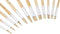 Nassau Fine Art Professionele Penselen Set | 12 Stuks - Platte- & Ronde penselen | Schilderen voor Kinderen en Volwassenen | Hobbypenseel