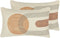 NASTURTIUM - Sierkussen set van 2 - Beige - 30 x 50 cm - Polyester