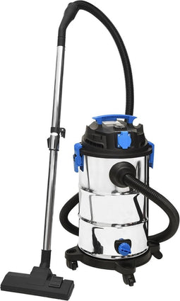 Nat- En Droogzuiger 1200 W 30 L Zilverkleurig