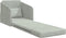 vidaXL - Vloersofa - Bed - 2-in-1 - Lichtgrijs - 65x80x83 - cm - Velours