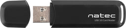 NATEC- NCZ-1874- SCARAB 2 SD/MICRO SD -USB 3.0 -ZWART