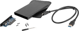 Natec-NKZ-0275- Rhino - Externe Sata USB 2.0- HDD 2,5'' - Harddiskbehuizing - Zwart