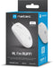 NATEC-NMY-1988- Muis- RUFF 2- 1000DPI- OPTISCH -WIT