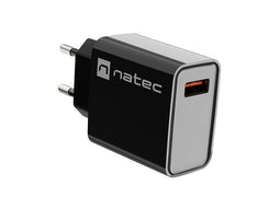NATEC USB CHARGER RIBERA 18W USB-A BLACK