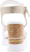 Liu Jo Nicole 06 - Dames Sandalen met Sleehak - Glitterafwerking - Wit - Maat 37