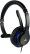 Bigben Interactive PS4OFCOMMUNICATOR - Mono Chat Headset - 270° Draaibare Microfoon - Blauw Zwart