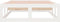 vidaXL - Bedframe - massief - hout - wit - 90x190 - cm