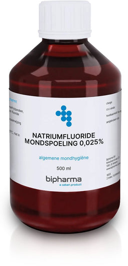 Natrium Fluoride mondspoeling 0,025 Bipharma
