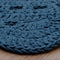 Nattiot - Alma Rond Vloerkleed/Tapijt ∅ 120 cm - Dark Blue