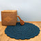 Nattiot - Alma Rond Vloerkleed/Tapijt ∅ 120 cm - Dark Blue