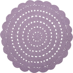 Nattiot - Alma Rond Vloerkleed/Tapijt ∅ 120 cm - Paars