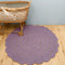 Nattiot - Alma Rond Vloerkleed/Tapijt ∅ 120 cm - Paars