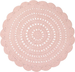 Nattiot - Alma Rond Vloerkleed/Tapijt ∅ 120 cm - Pink