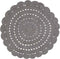 Nattiot - Alma Rond Vloerkleed/Tapijt Ø 120 cm - Grijs