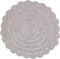 Nattiot - Alma Rond Vloerkleed/Tapijt Ø 120 cm - Licht Grijs