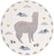 Nattiot - Andino Lama By MPA Blue Rond Vloerkleed Voor Kinderkamer - Tapijt ∅ 135 cm