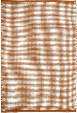 Nattiot - Bergen Caramel Small Eigentijds Wollen Vloerkleed/Tapijt - Afmetingen 110 x 170cm