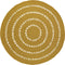 Nattiot - Bibek Mango Small Rond Vloerkleed/Tapijt - Diameter 110cm