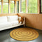 Nattiot - Bibek Mango Small Rond Vloerkleed/Tapijt - Diameter 110cm
