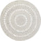 Nattiot - Bibek Naturel Small Rond Vloerkleed/Tapijt - Diameter 110cm