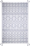 Nattiot - Blonder Hooked Grey Vloerkleed Voor Kinderkamer - Tapijt 110 x 170 cm