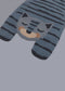 Nattiot - Blue Tiger Vloerkleed Kinderkamer & Babykamer - Tapijt 65 X 125 cm