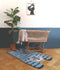Nattiot - Blue Tiger Vloerkleed Kinderkamer & Babykamer - Tapijt 65 X 125 cm
