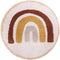 Nattiot - Bohemian Rainbow Nude - Rond Vloerkleed/Tapijt Voor Kinderkamer - ∅ 120 cm