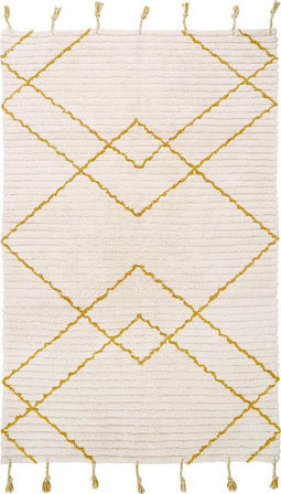 Nattiot Bohemian Viktor Lemon Small - Vloerkleed Voor Kinderkamer 100 cm x 150 cm