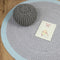 Nattiot - Brenda Rond Vloerkleed Voor Kinderkamer - Blue - Tapijt ∅ 120 cm